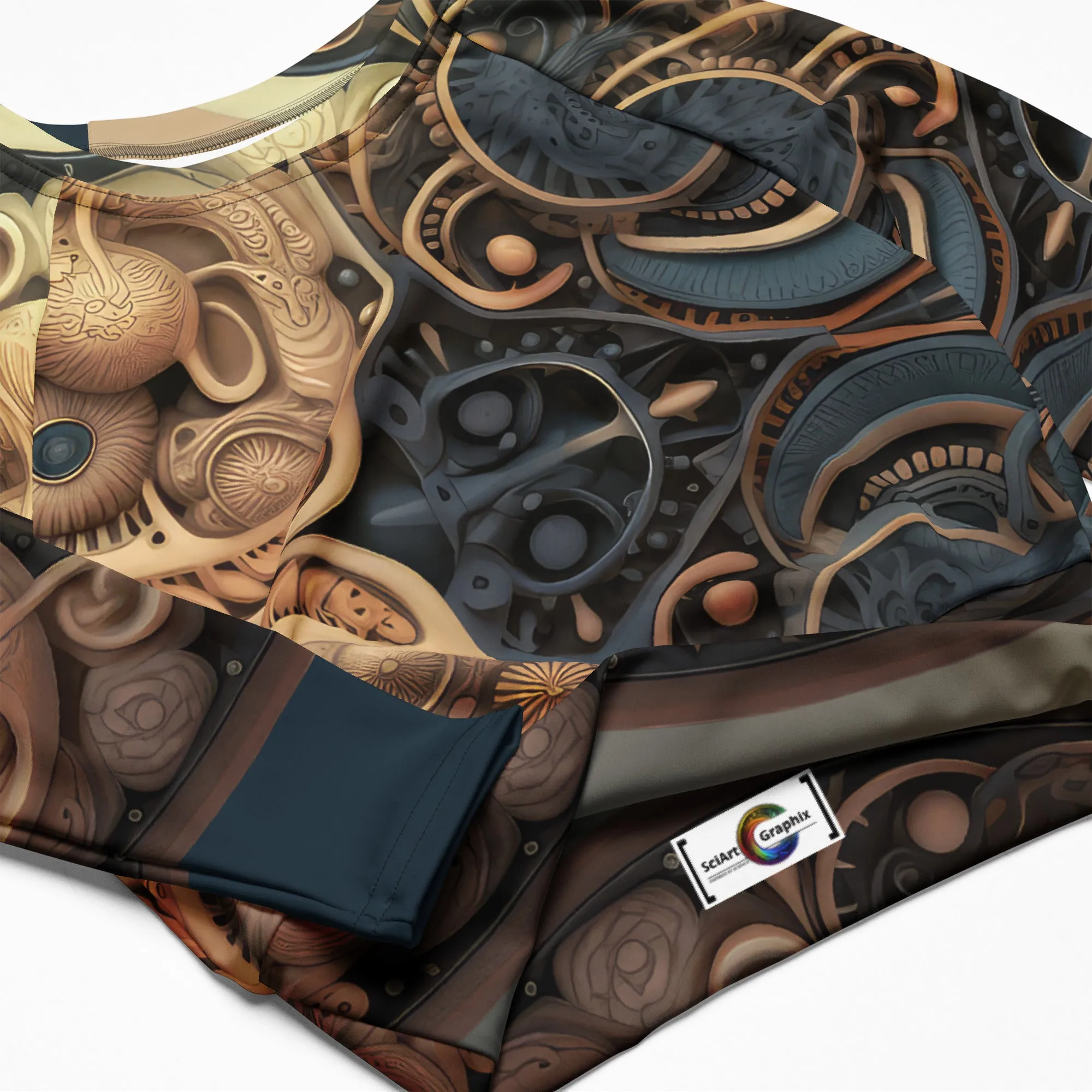 Long-Sleeve Crop Top Two Lifes