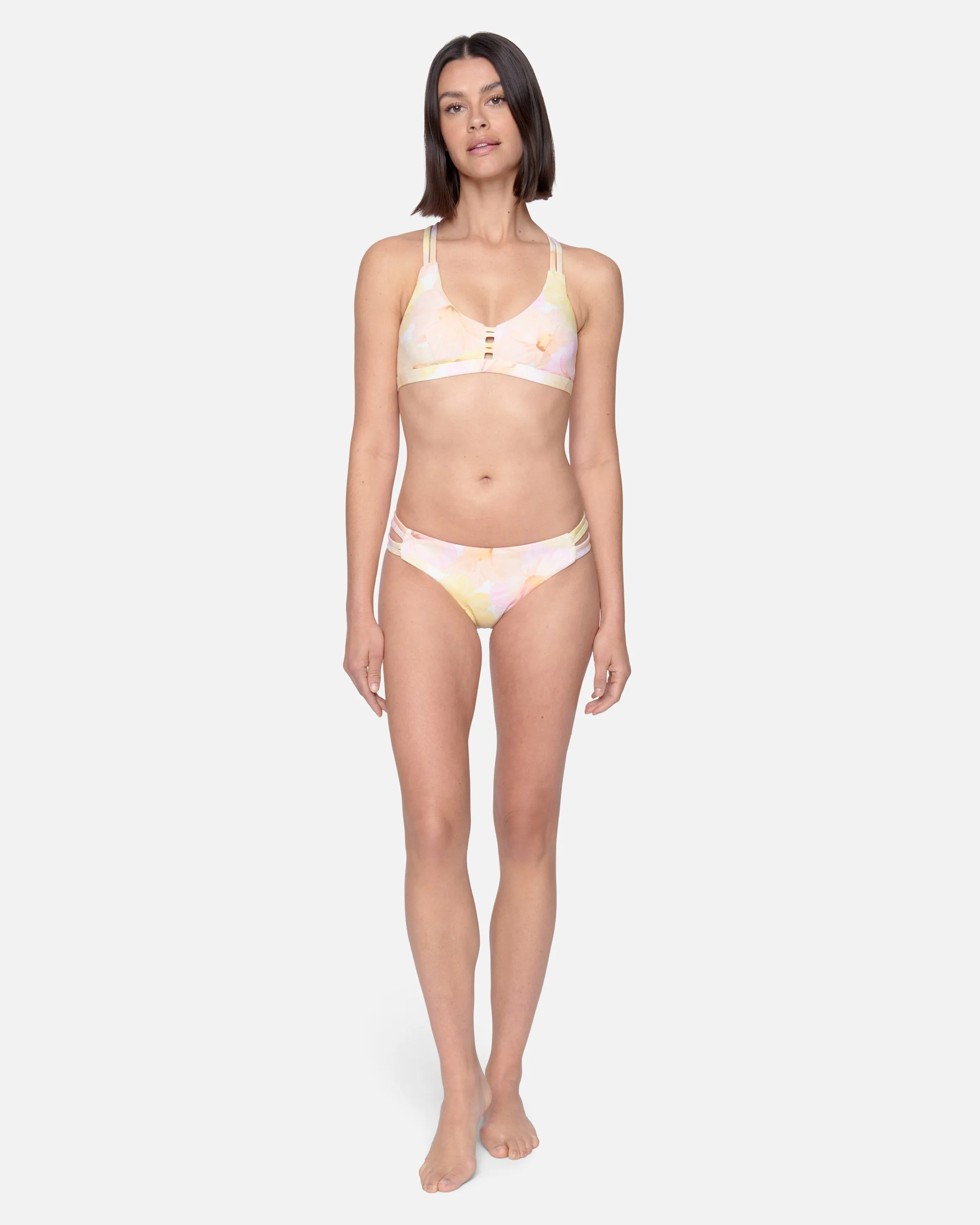 Max Aloha Hibiscus Scoop Top