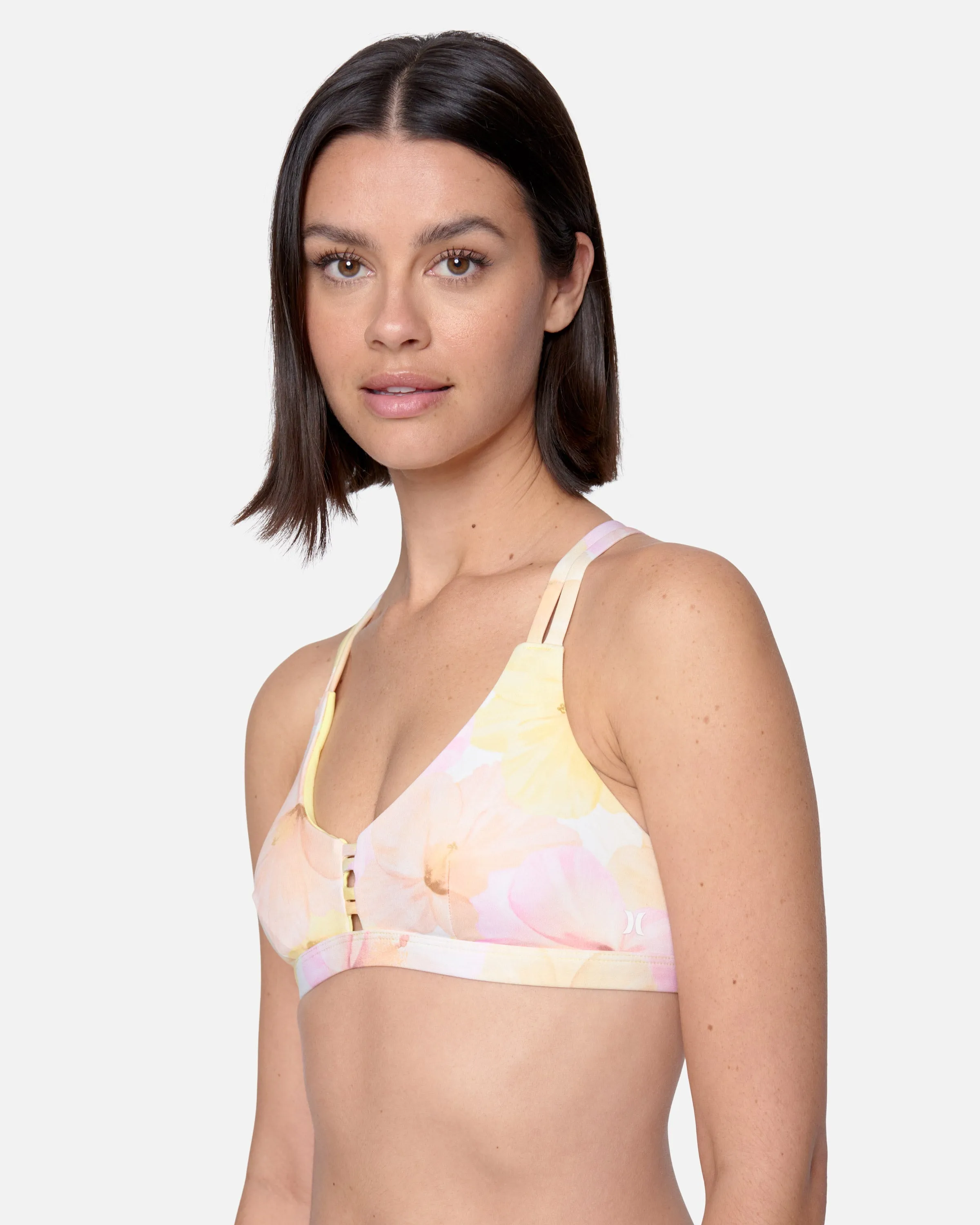Max Aloha Hibiscus Scoop Top