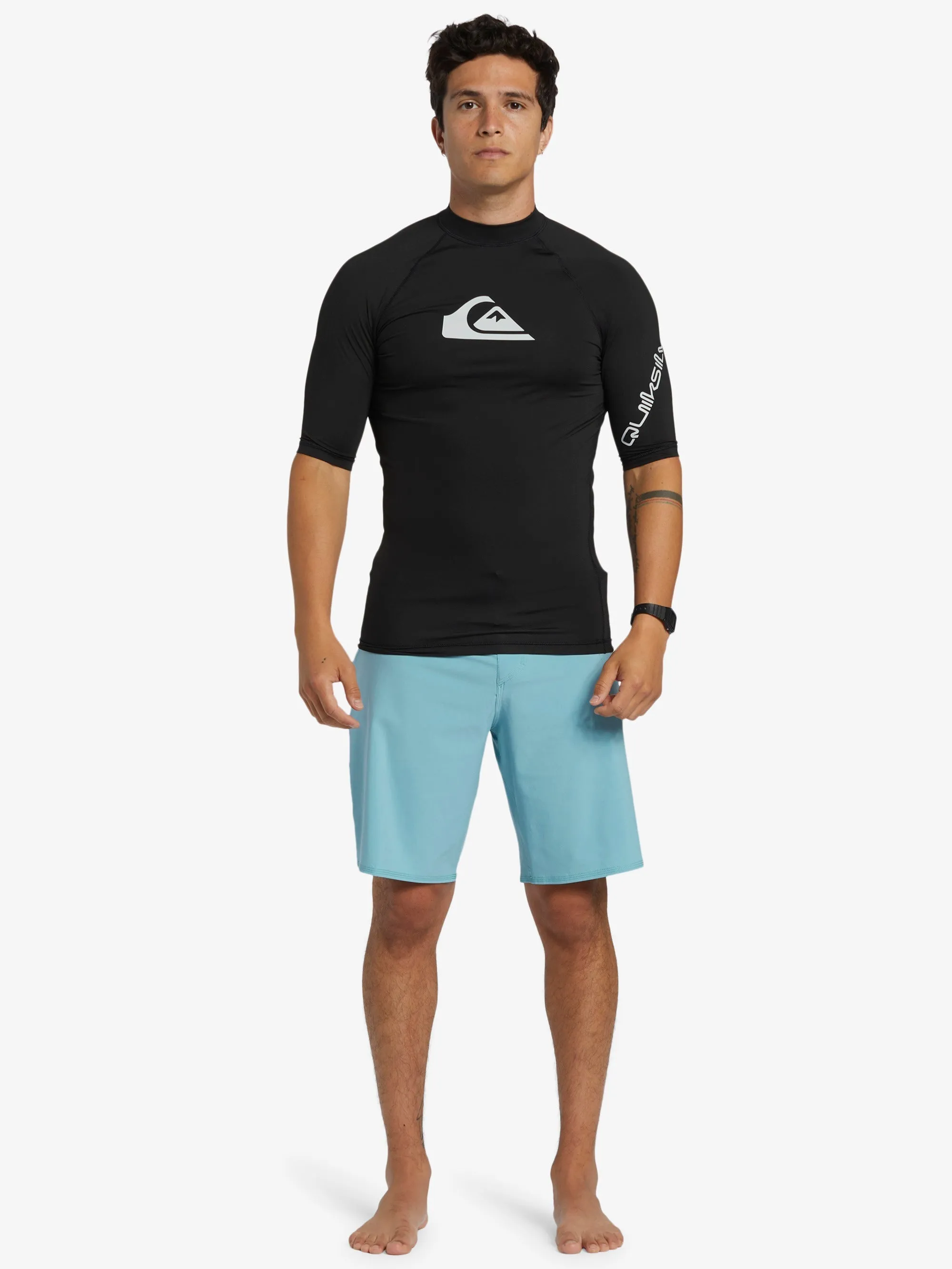 Mens All Time Short Sleeve UPF 50 Rash Vest