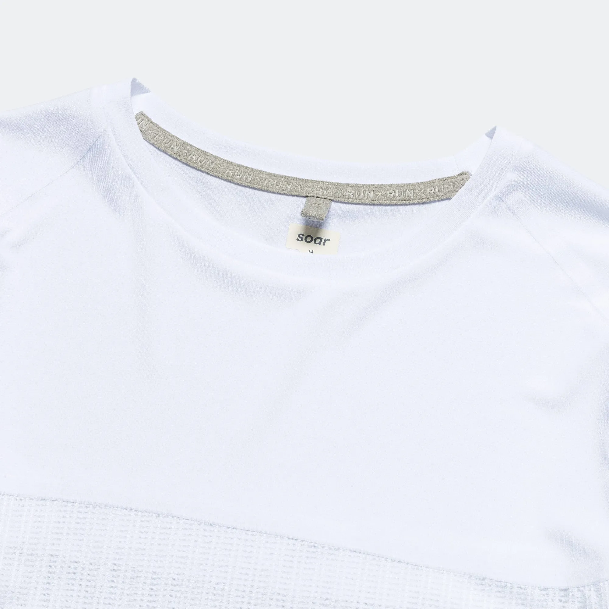 Mens Long Sleeve Hot Weather Tee - White