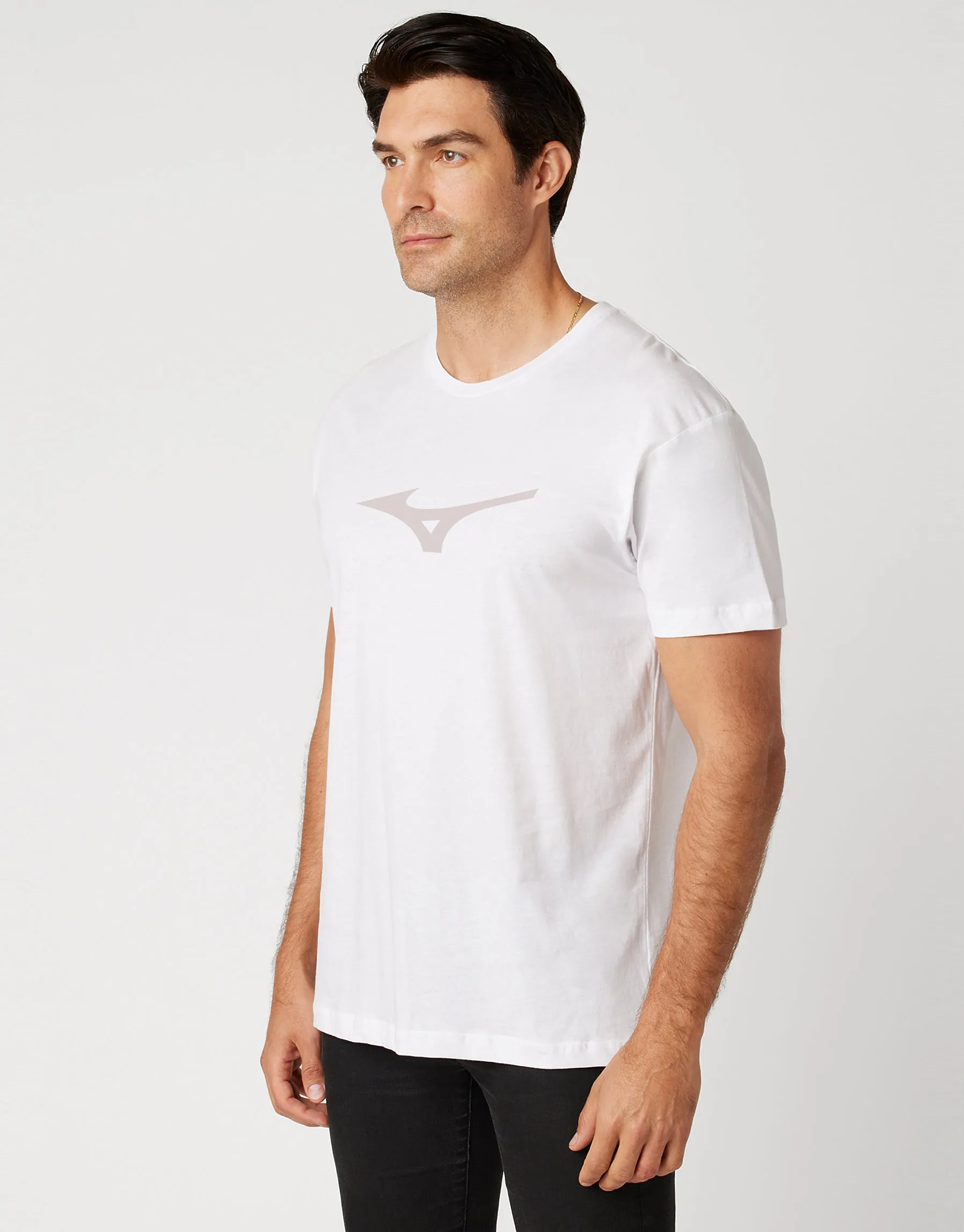 Men's Printed T-shirt White Med Printed