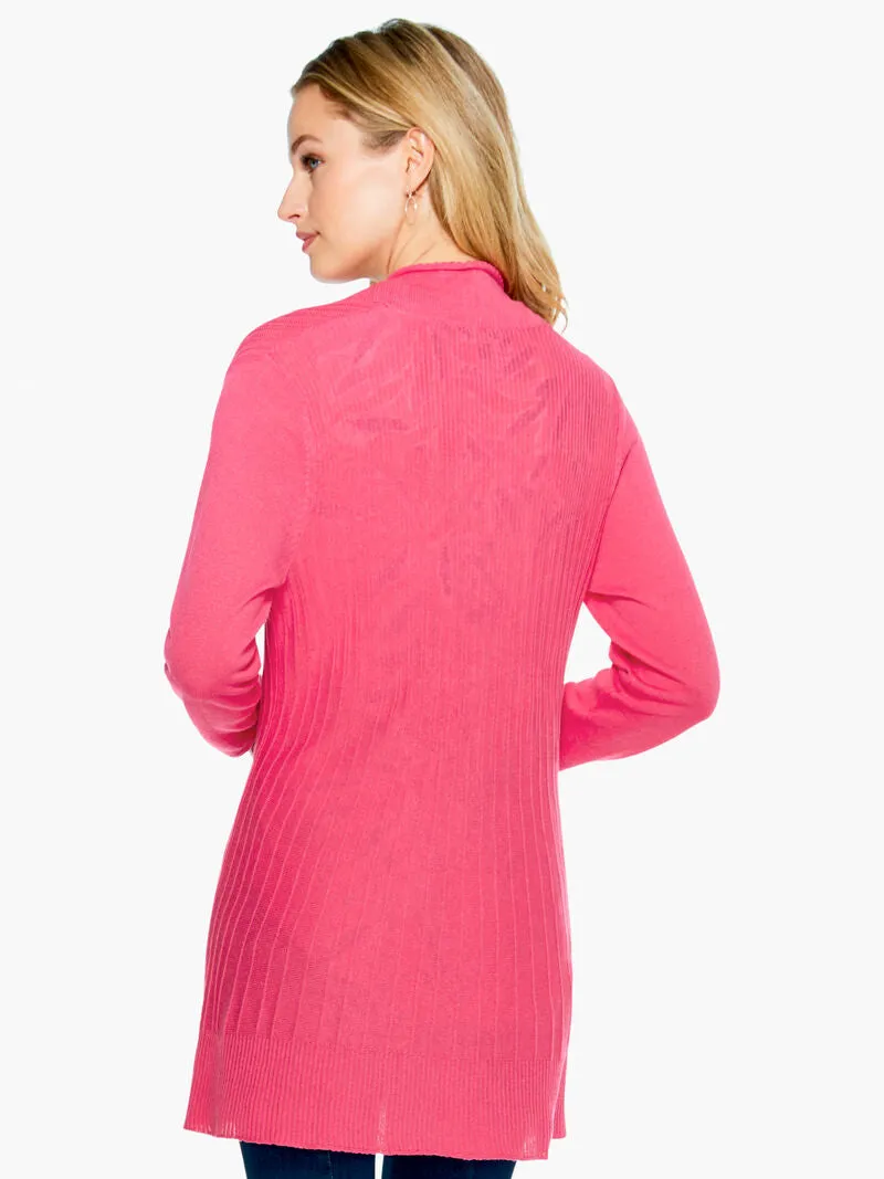 NIC ZOE Twirl Away Cardigan, Size Medium