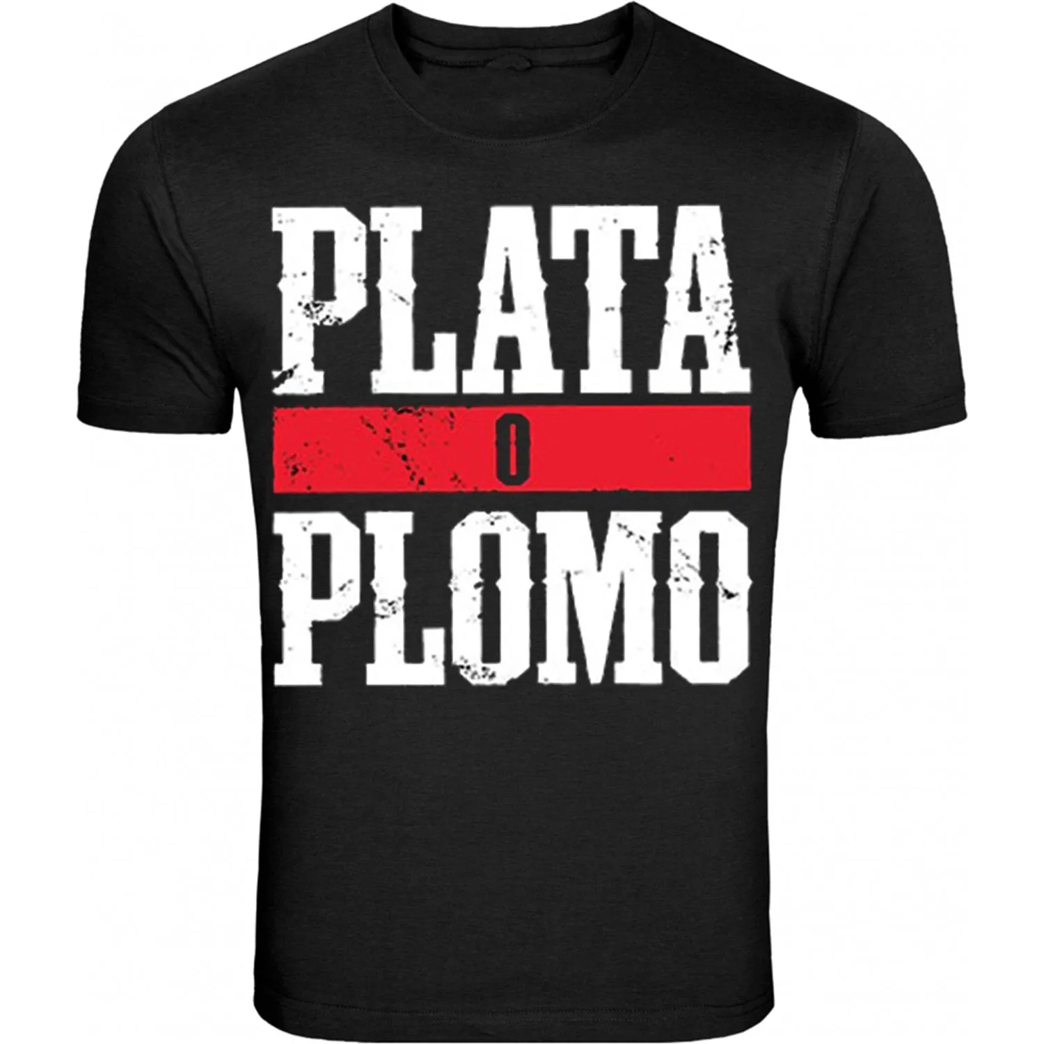 Pablo Escobar Plug Tee Plata o Plomo Columbian Drug Lord Medellin Narcos T-Shirt Tee