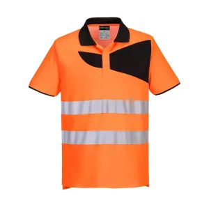 Portwest PW2 Short-Sleeve Hi Vis Polo PW212