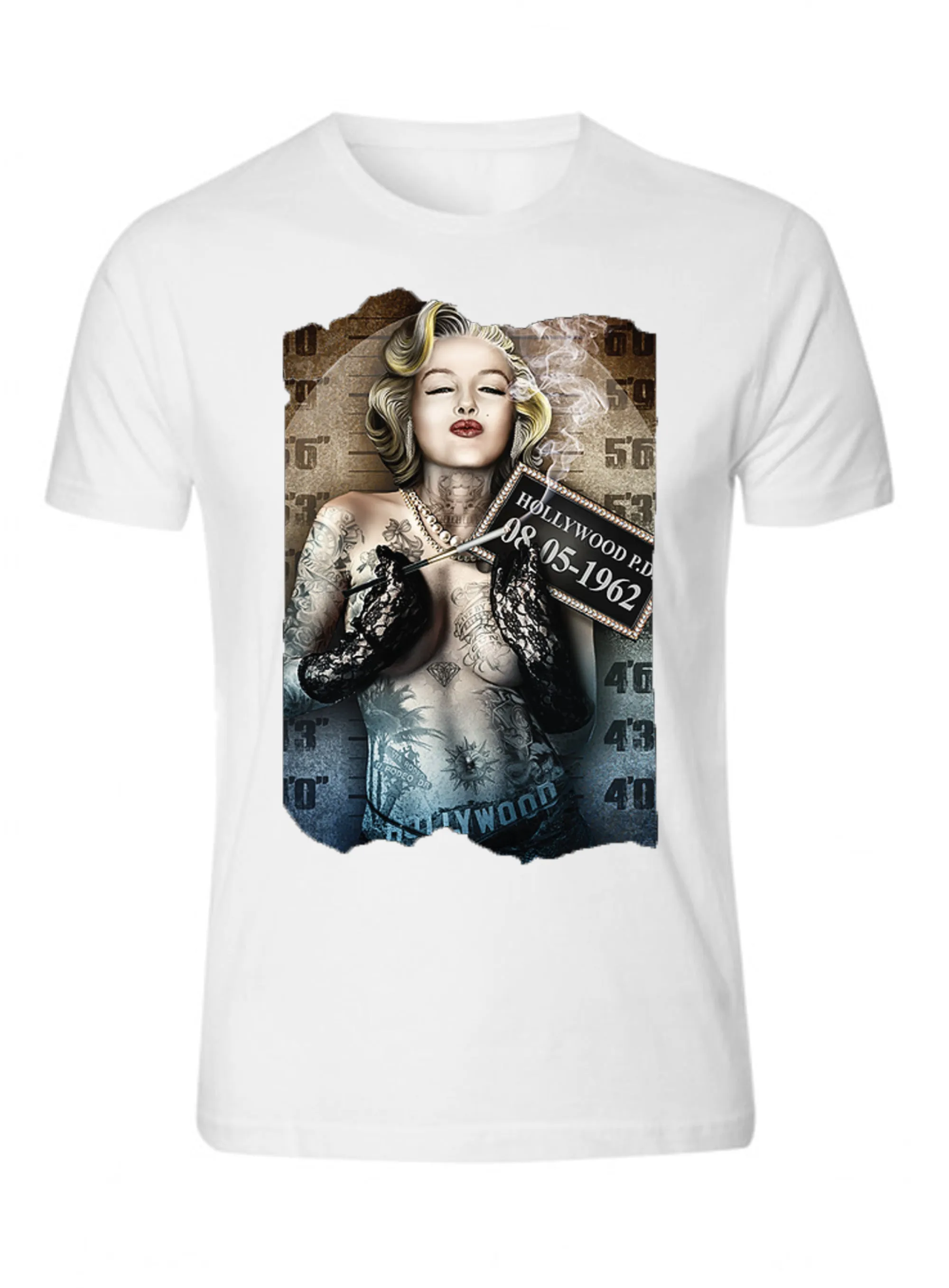 Red Lips Marilyn Monroe Tee S - 5XL T-Shirt Tee