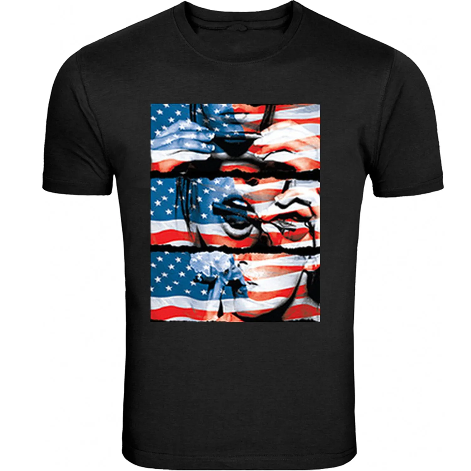 Red Lips Sexy Girl Rolling Joint Unisex S - 5XL Black T-shirt