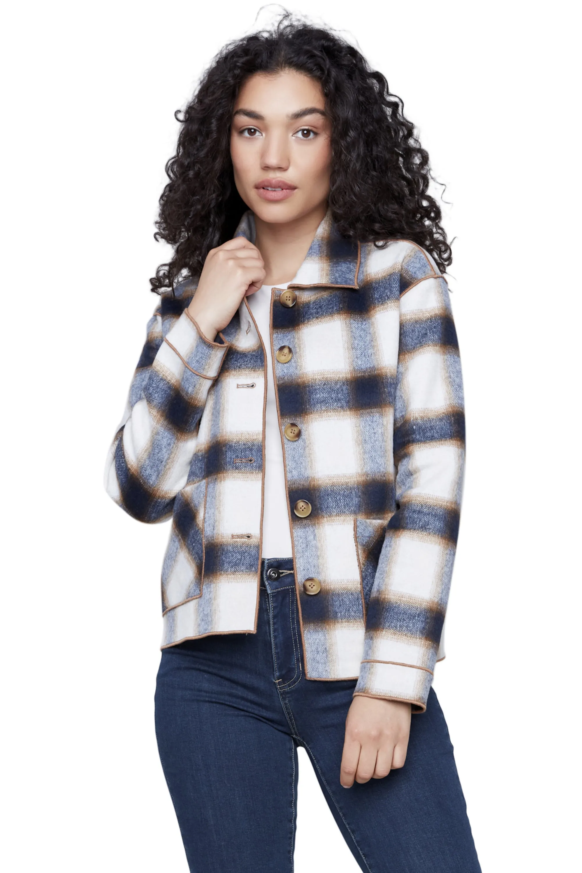 Reversible Plaid Jacket