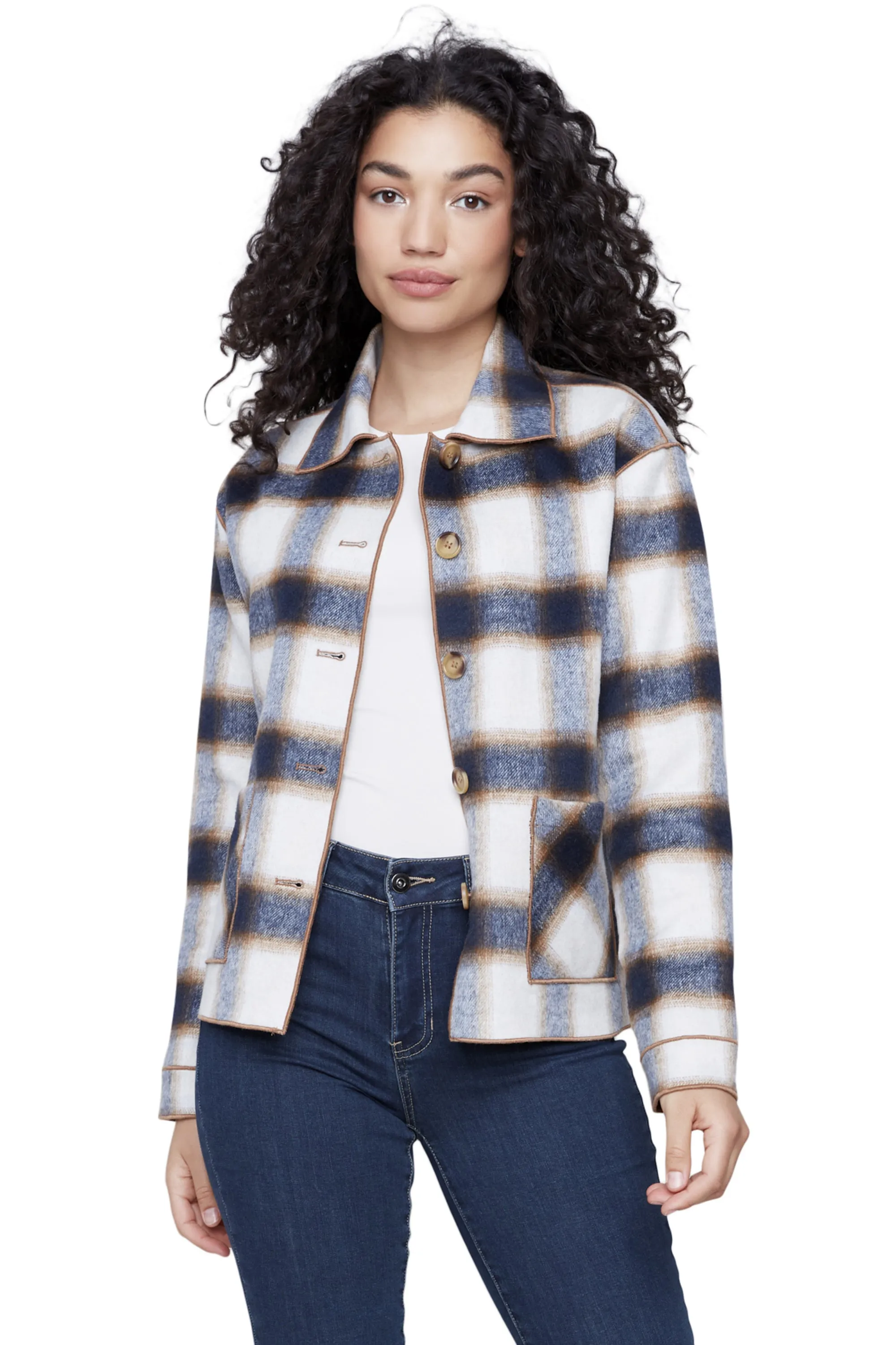 Reversible Plaid Jacket