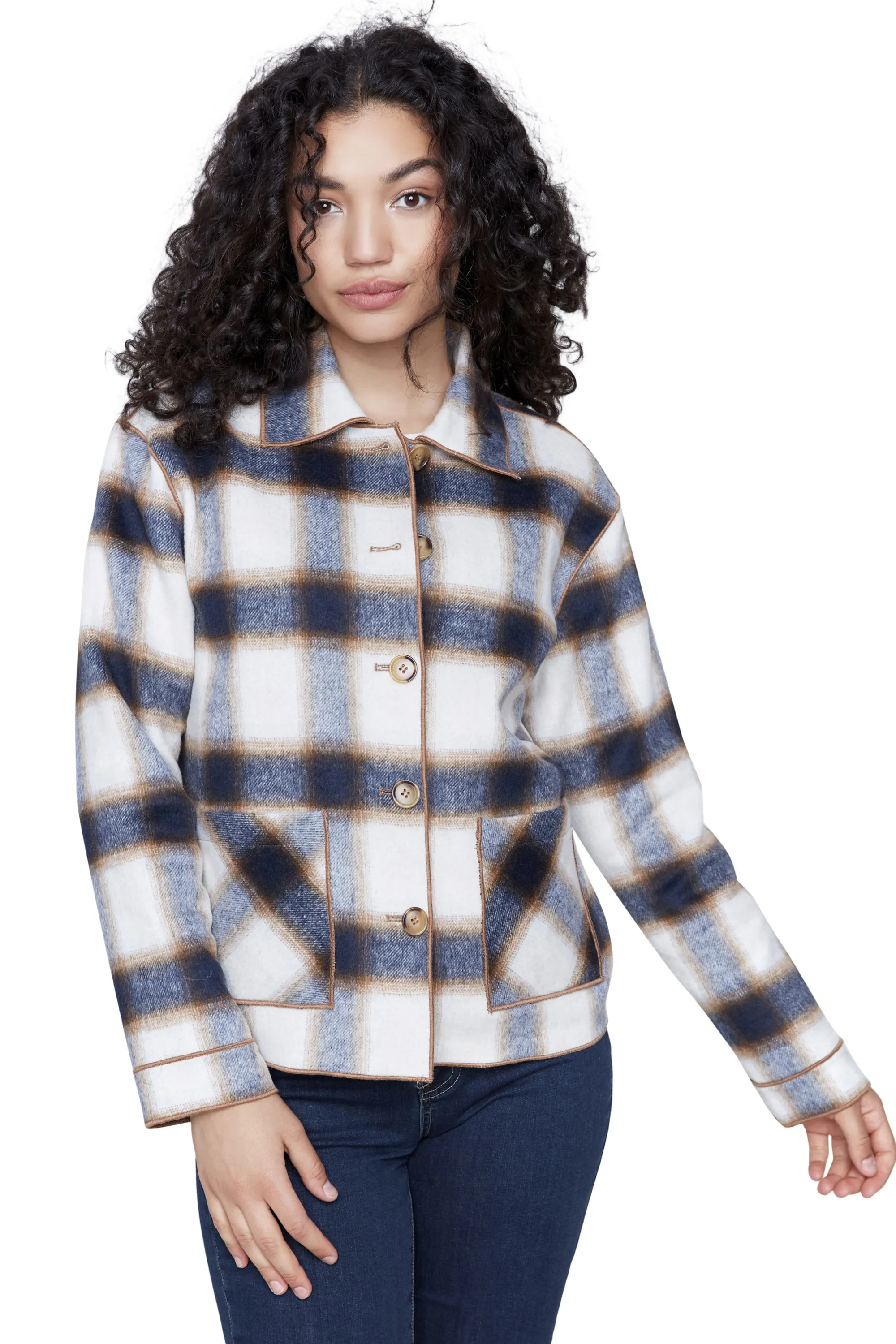 Reversible Plaid Jacket