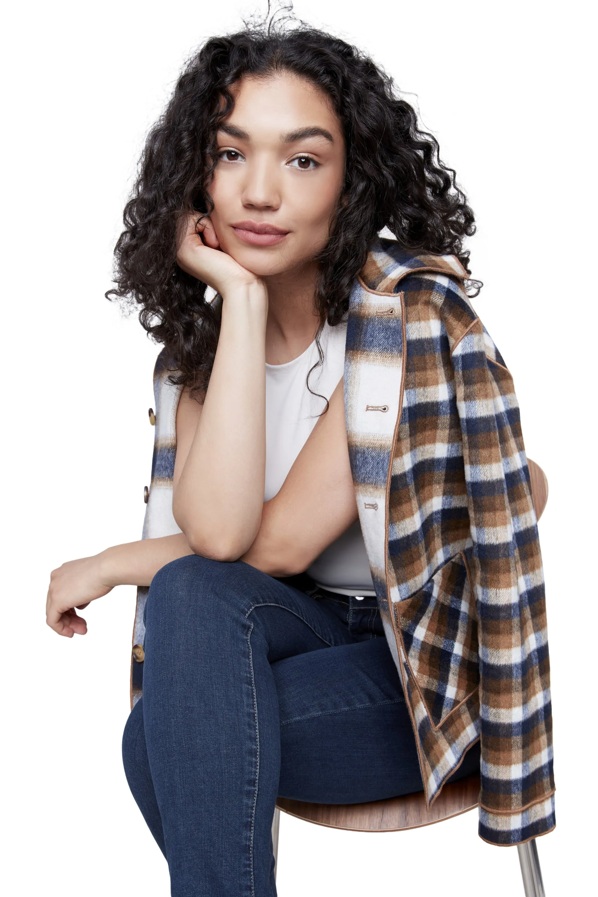 Reversible Plaid Jacket