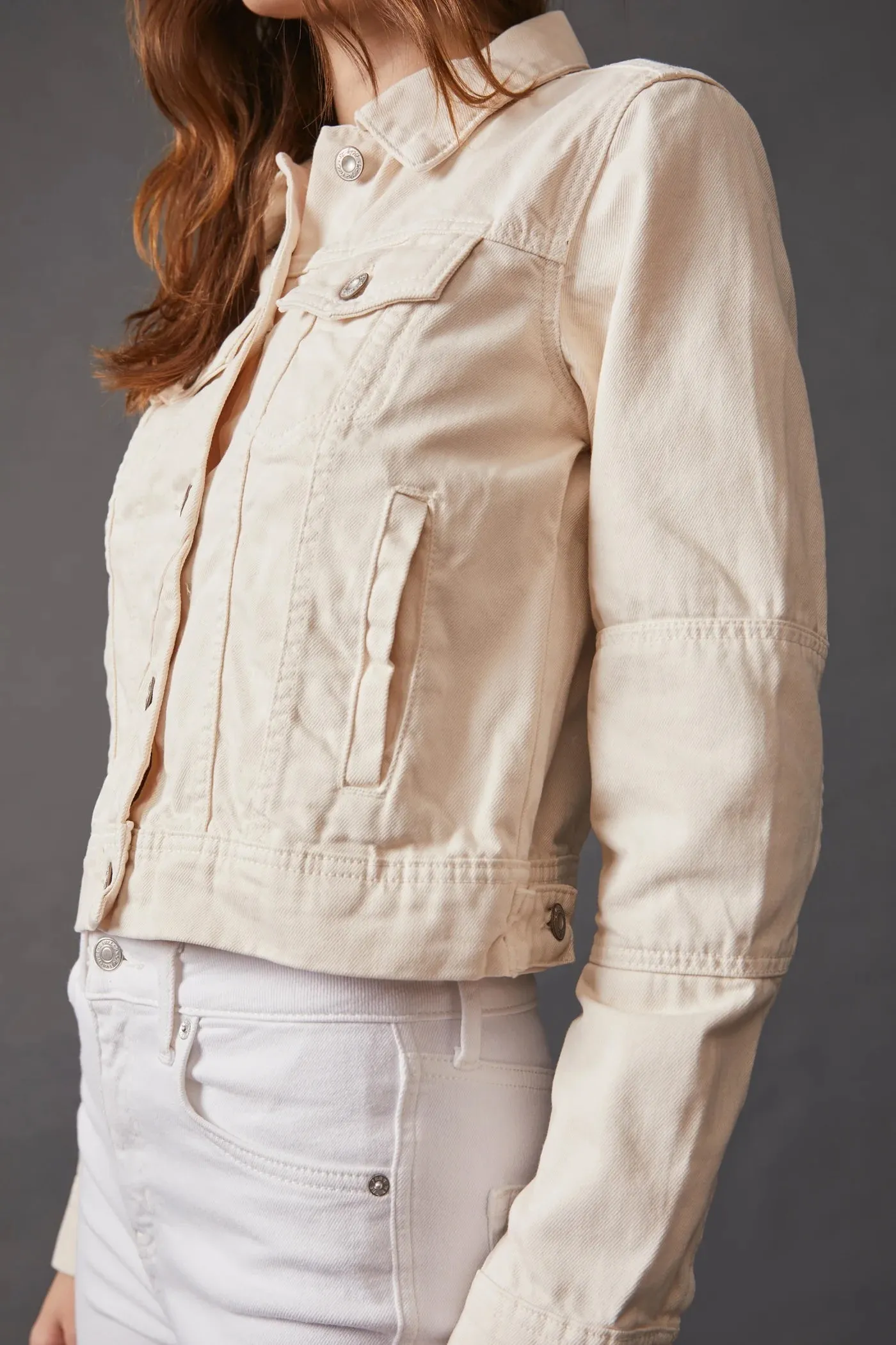 Rumors Denim Jacket | Ecru