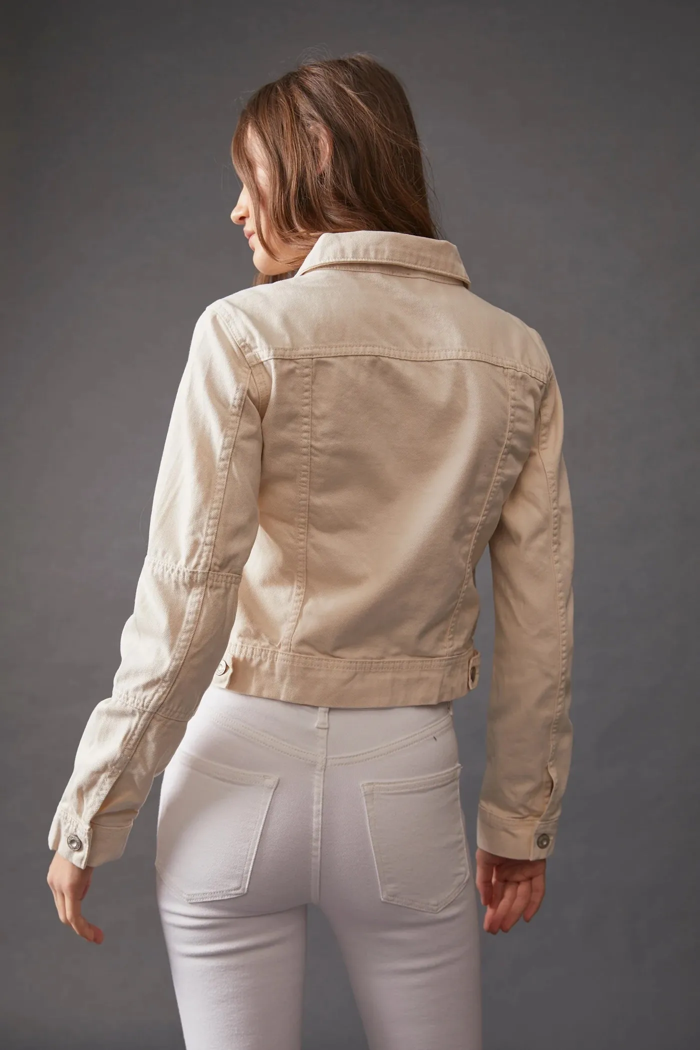 Rumors Denim Jacket | Ecru