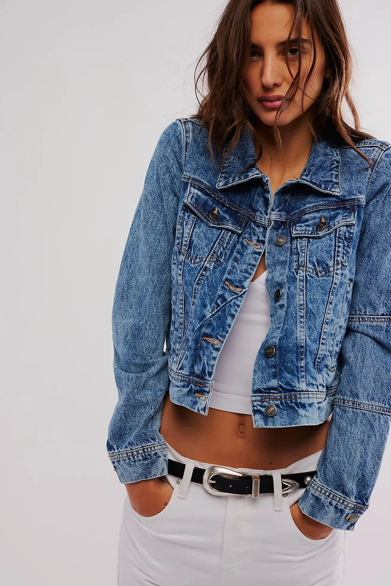 Rumors Denim Jacket | Lt Indigo