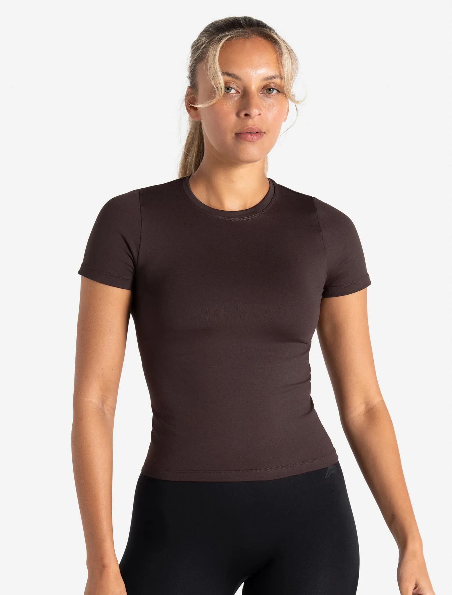 Sculpt Seamless T-Shirt - Espresso