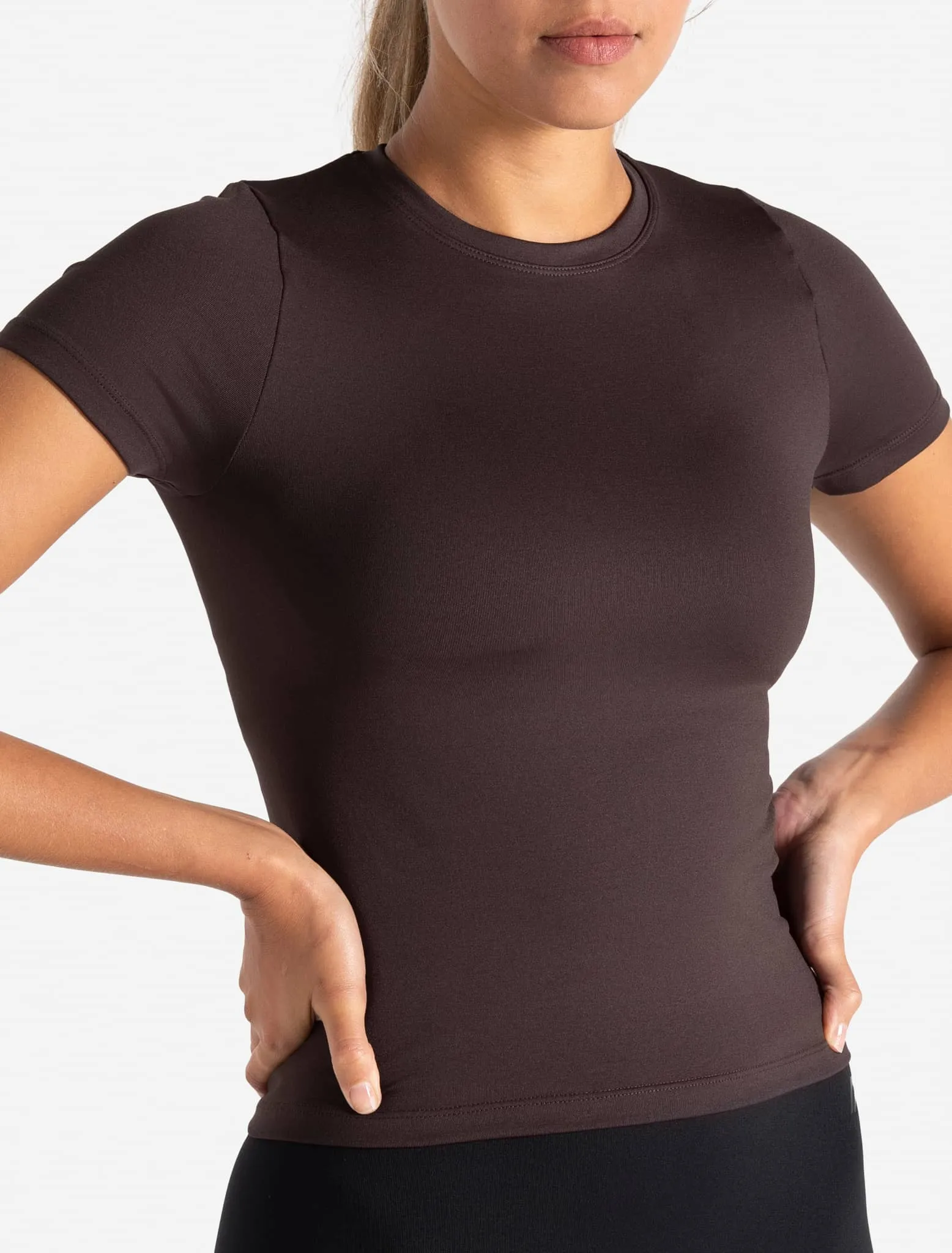 Sculpt Seamless T-Shirt - Espresso