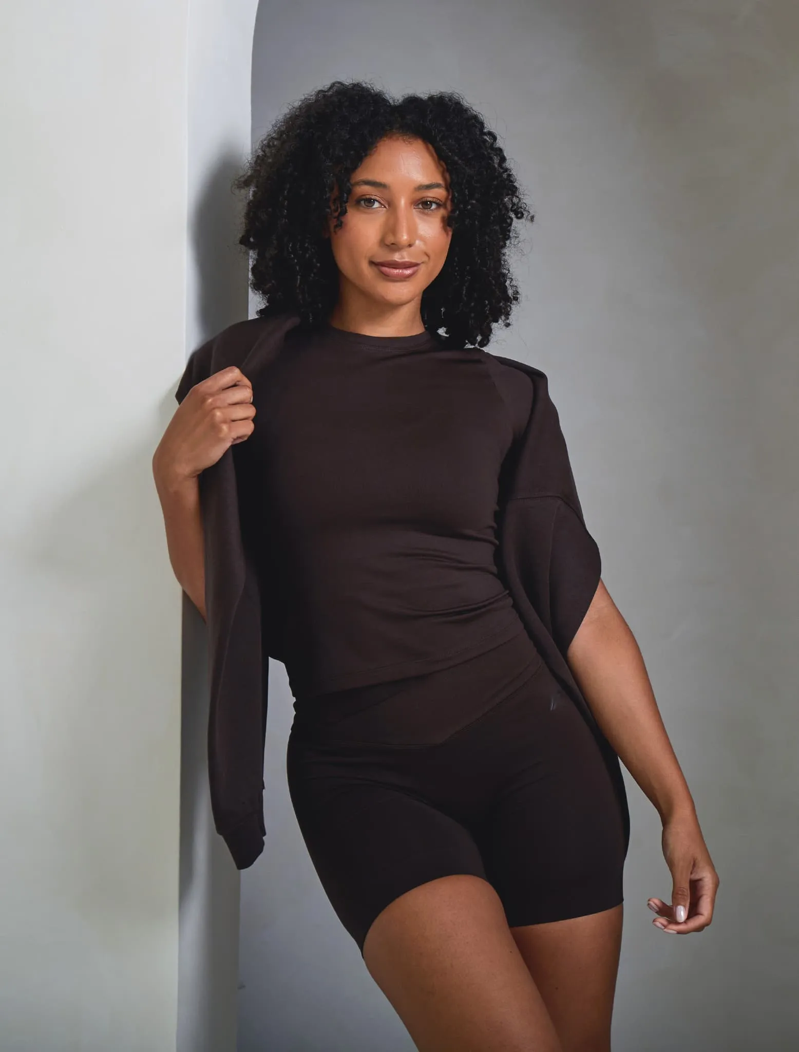 Sculpt Seamless T-Shirt - Espresso