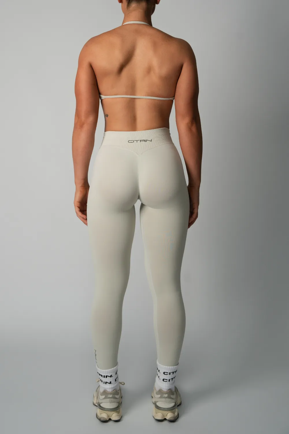 TRUE SHAPE FULL LENGTH LEGGINGS - LIGHT GREY