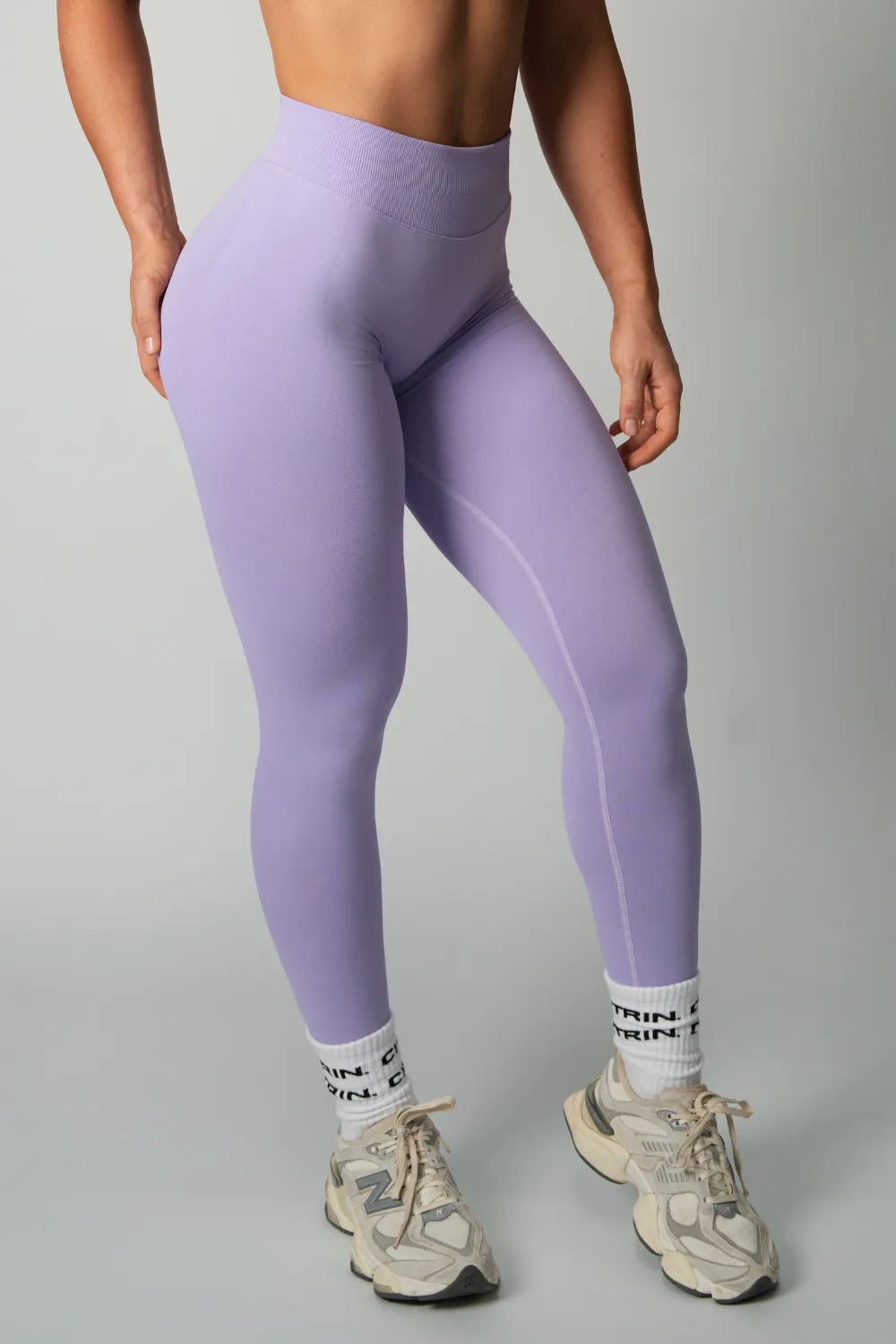 TRUE SHAPE FULL LENGTH LEGGINGS - LIGHT PURPLE