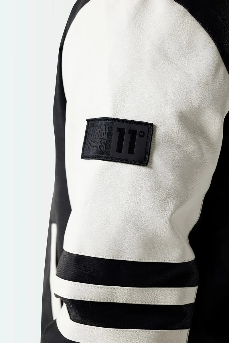 Varsity Jacket - Black/Marshmallow