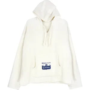 VINTAGE CORONA BEACH CLUB MEXICO BLANKET SWEATSHIRT