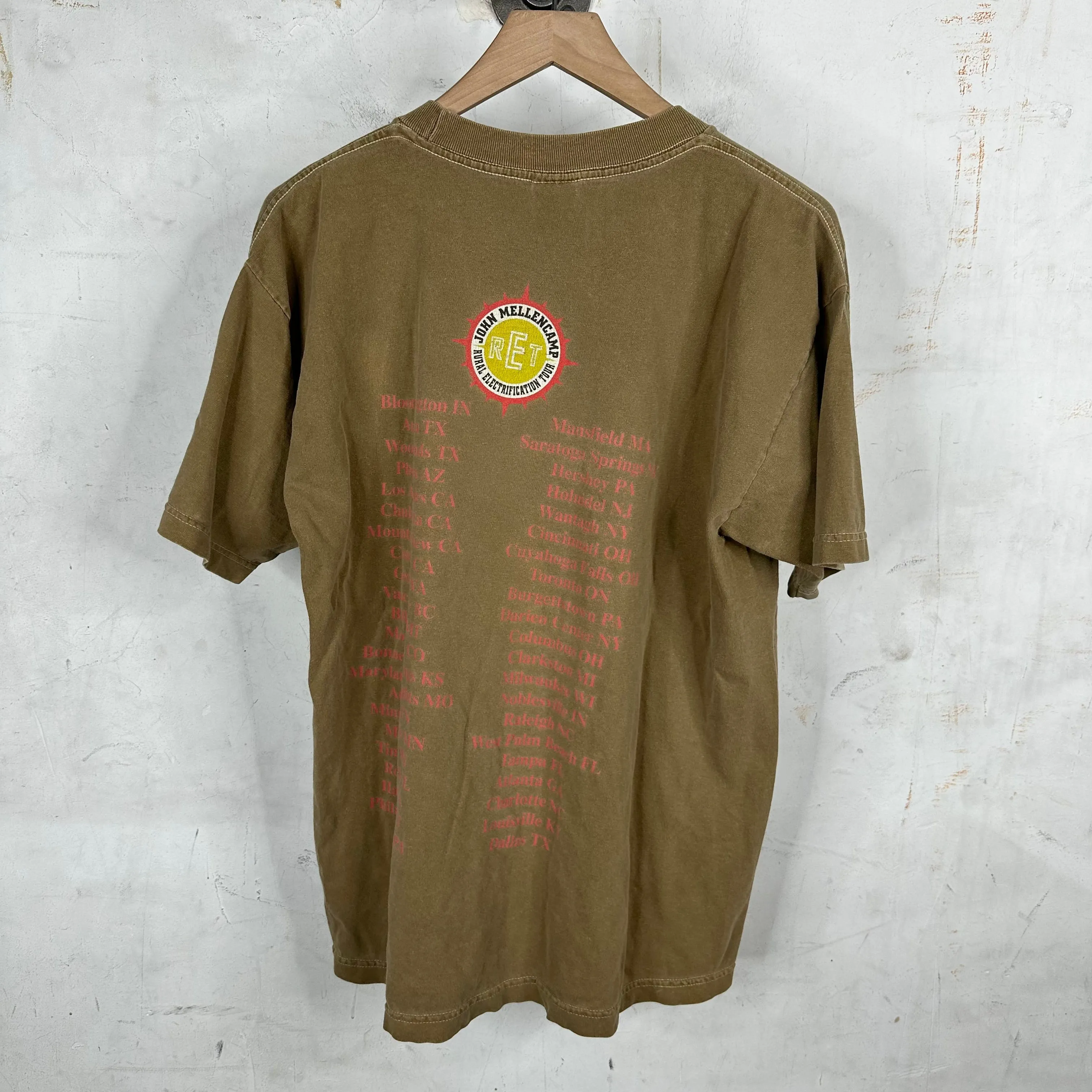 Vintage John Mellencamp Tour T-Shirt
