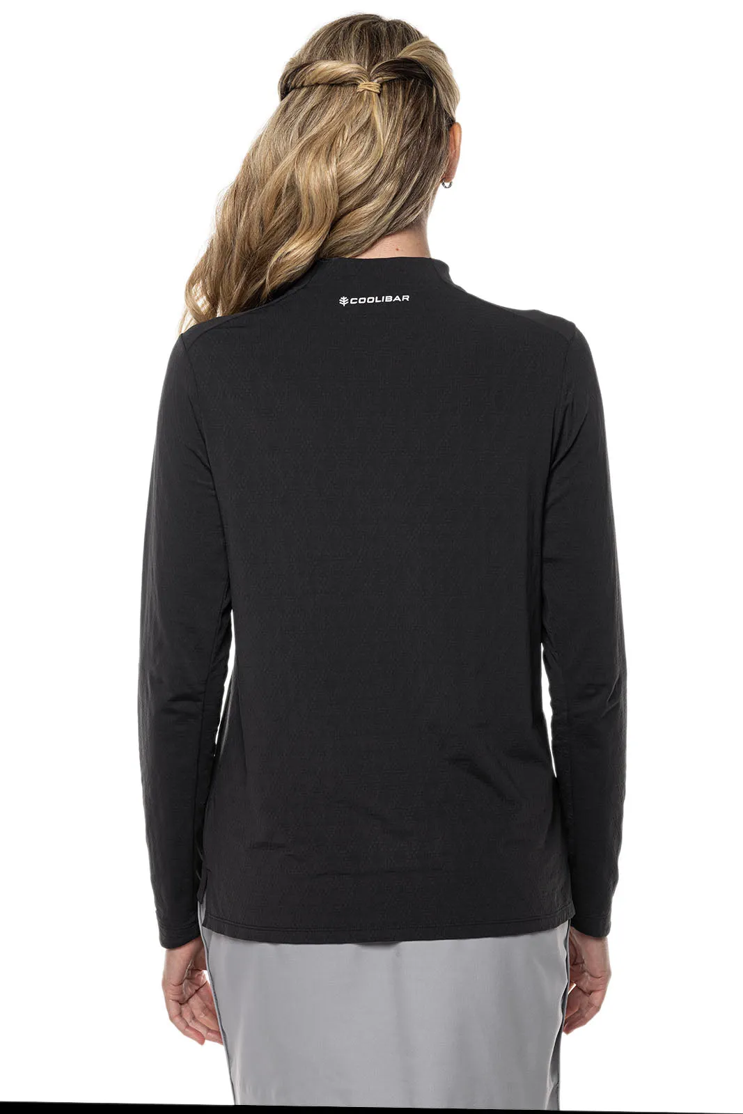 Women's Albatross Long Sleeve Pullover| Black Diamond Jacquard