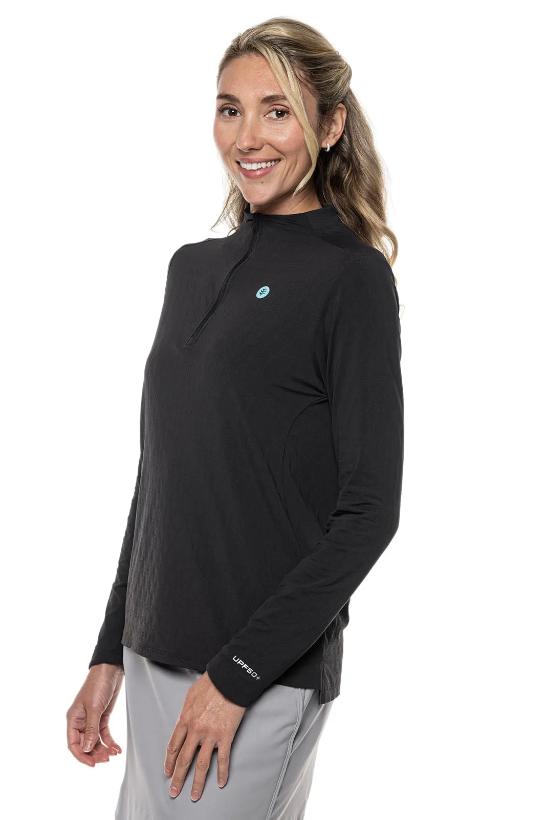 Women's Albatross Long Sleeve Pullover| Black Diamond Jacquard