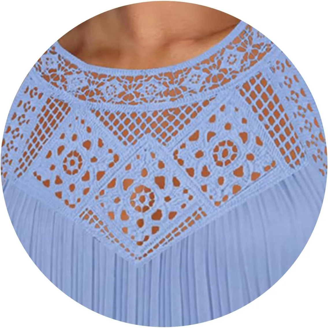 Womens Summer Halter Dresses Casual Sleeveless A-Line Tiered Swing Mini Dress Flowy Ruffle Beach Vacation Sundress 2025