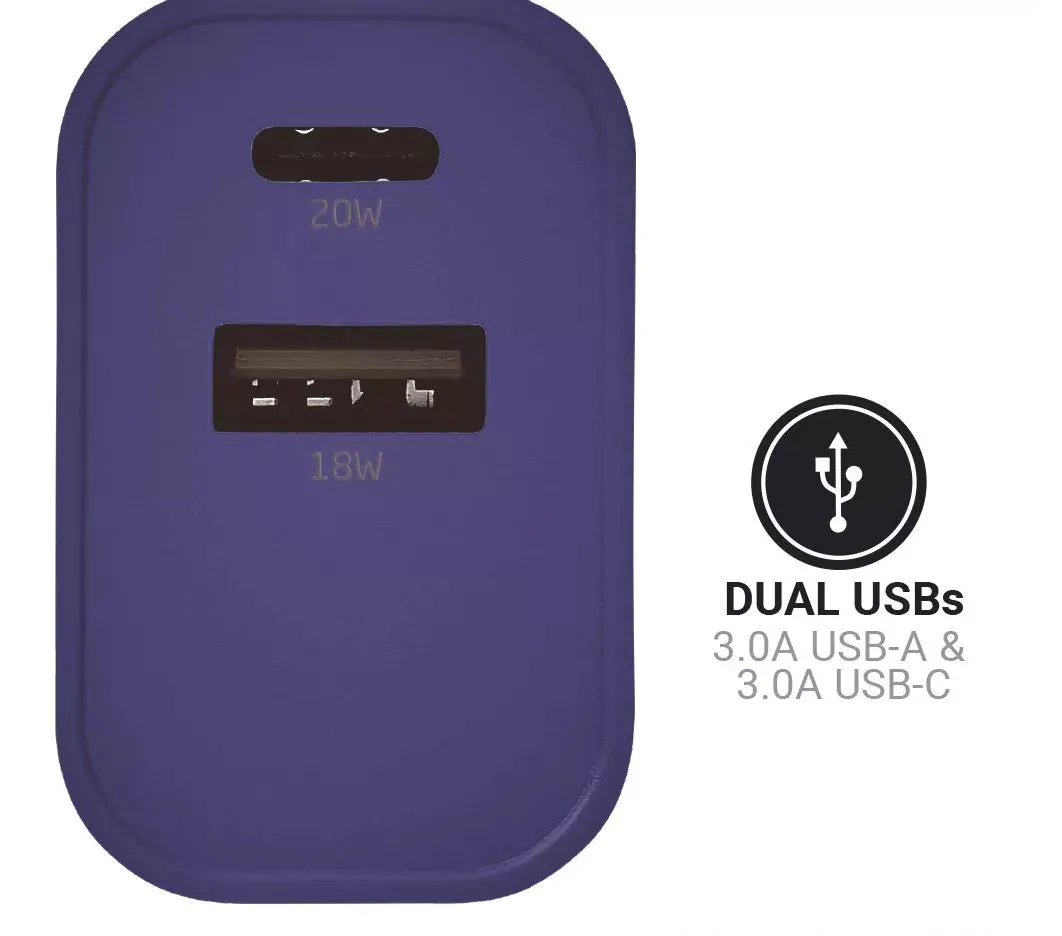 Worldwide USB-A & USB-C Charger  