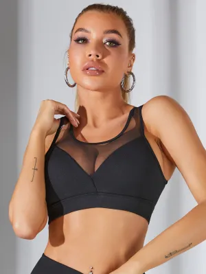 ZASUWA Female Super Sexy Unique Mesh Sports Bras